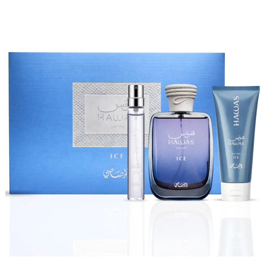 Set Hawas Ice 100ml Caballero de Rasasi